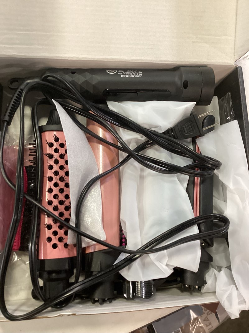 Condition photo showing Good Condition for 4-in-1 curling iron wand set for long hair, fast heating hair curler with straightener, ceramic coating for frizz-free curls