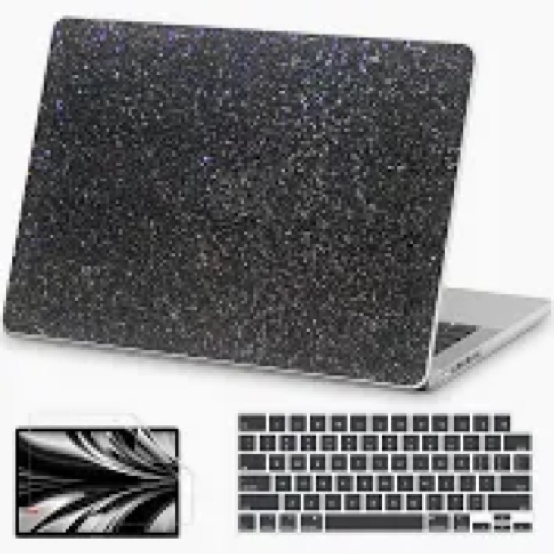 AKIT Compatible with MacBook Pro 14 inch Case Sparkly 2025-2021 M5 M4 M3 M2 M1 A3434 A3112 A3185 A34