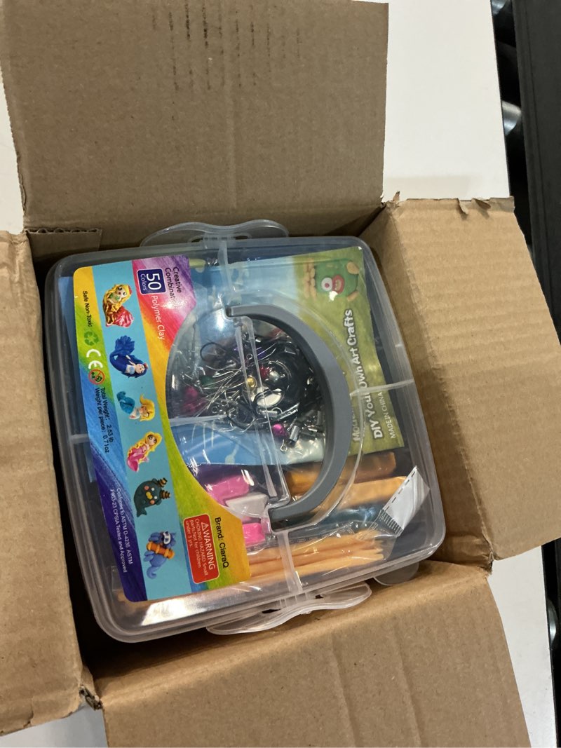 Condition photo showing New/Like New for ciaraq polymer clay 50 colors starter kit - oven bake modeling clay for kids & artists, non-sticky diy clay with sculpting tools, fun gift for children ages 4+, 2.8 lb 50 colors 20g / pcs