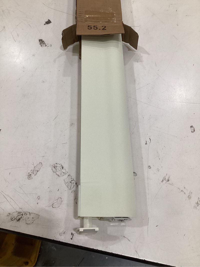 Condition photo showing Good Condition for lazblinds no drill blackout roller shades for indoor windows, cordless window blinds, thermal insulated fabric uv protection for home and office, 22" w x 48" h, cream blackout-cream 22" w × 48" h