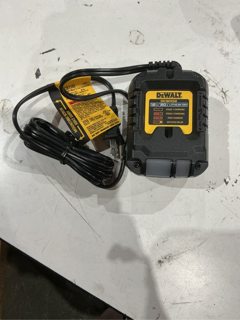 Condition photo showing Good Condition for dewalt dcb1102 12v/20v max lithium-ion 2 amp multi-volt charger