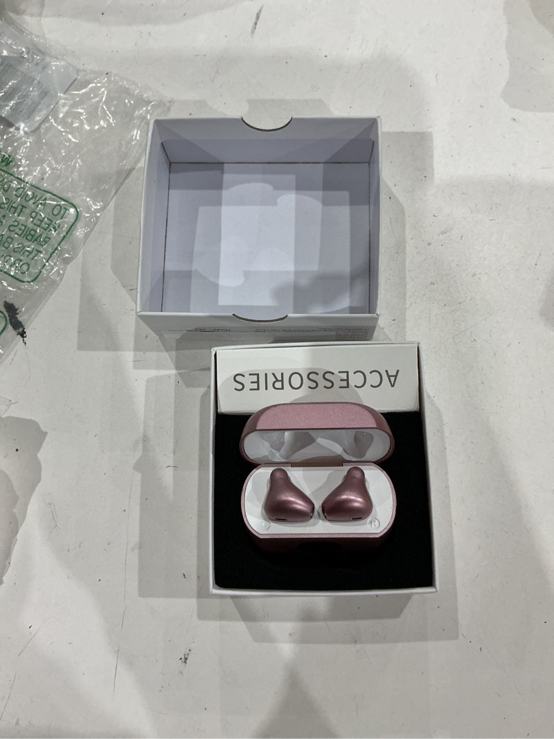Condition photo showing Good Condition for wireless earbuds, bluetooth 5.4 ear buds led power display headphones bass stereo, bluetooth earbuds in-ear noise cancelling mic, 40h playback mini case ip7 waterproof sports earphones for android ios rose gold