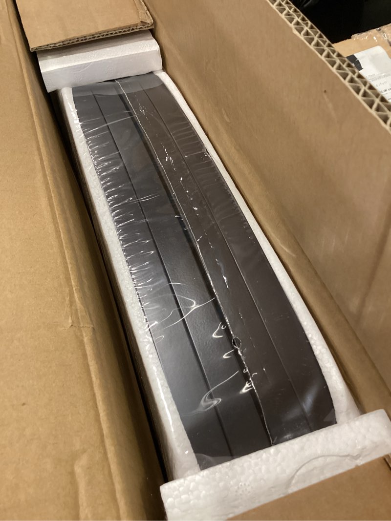 Condition photo showing New/Like New for Spirich Freestanding Wire Pet Gate for Dogs, 30 inches Tall Dog Gate for The Houes, Doorway, Stairs, Pet Puppy Safety Fence,Set of Support Feet Included (Espresso, 4 Panels) ASIN: B07T8Z8NKL Espresso ?4 Panels?80"W x 30"H