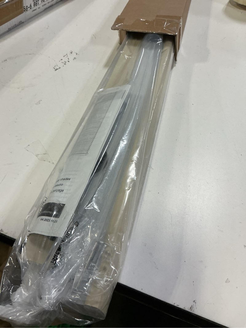 Condition photo showing Good Condition for lazblinds cordless cellular shades, no tools no drill blackout honeycomb shades pleated blinds for windows, 35'' w x 48'' h, soft cream blackout-soft cream 35'' w x 48'' h