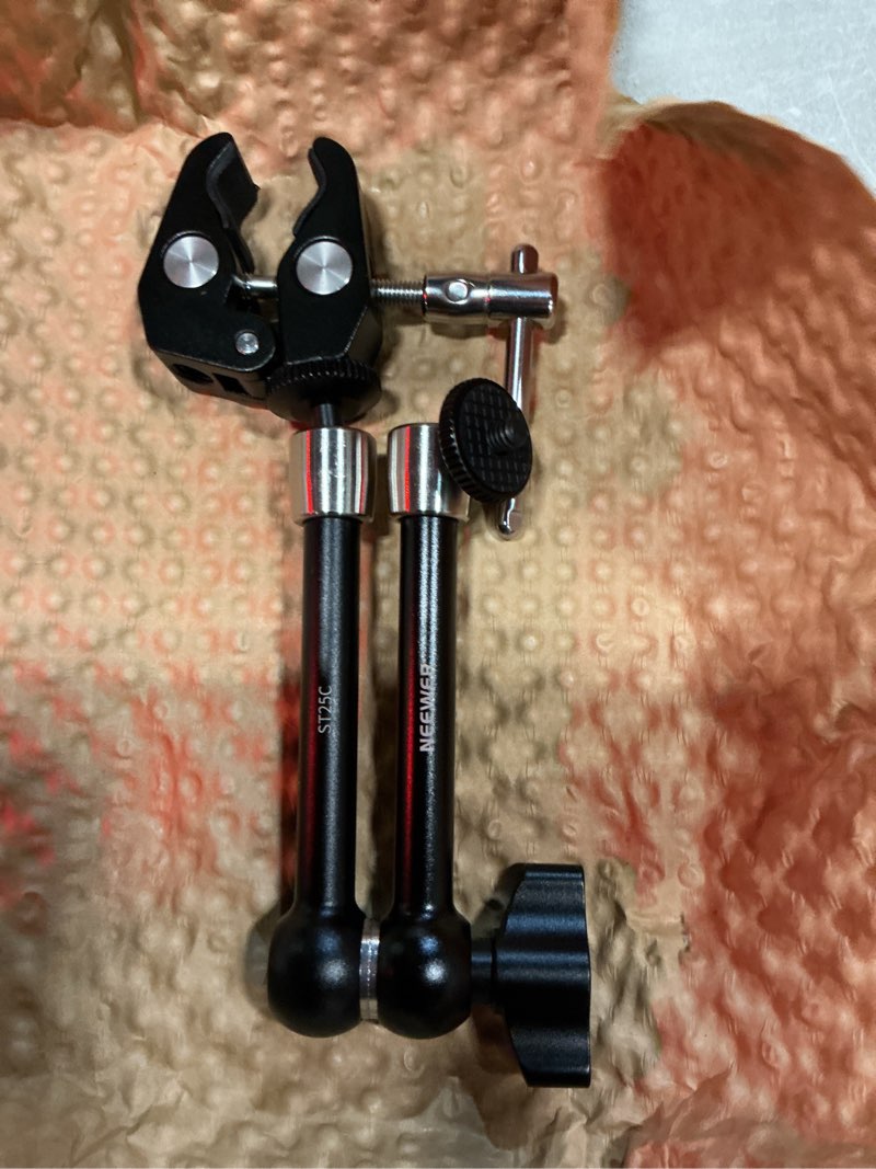 Condition photo showing Good Condition for smallrig 12.9 inches magic arm clamp, with 1/4'' screw & anti-deflection retractable pin, clamp mount for gopro/for insta360 /for dji action/for dslr/for light/for monitor/for phone - 5312 13 inches