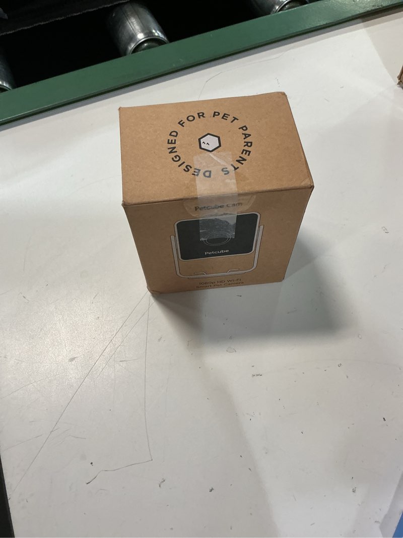 Condition photo showing New/Like New for petcube cam | indoor wi-fi pet and security camera with phone app, pet monitor with 2-way audio and video, night vision, 1080p hd video and smart alerts for ultimate home security cam - camera only