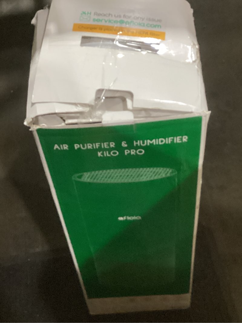 Condition photo showing As Is for Afloia Humidifier and Air Purifier in One, 3-Stage Filter Cleaner Evaporatively Humidify Combo Remove Pets Dust Dander Hair Allergy Pollen Smoke Smell for Home Bedroom Large Room, 24dB Quiet