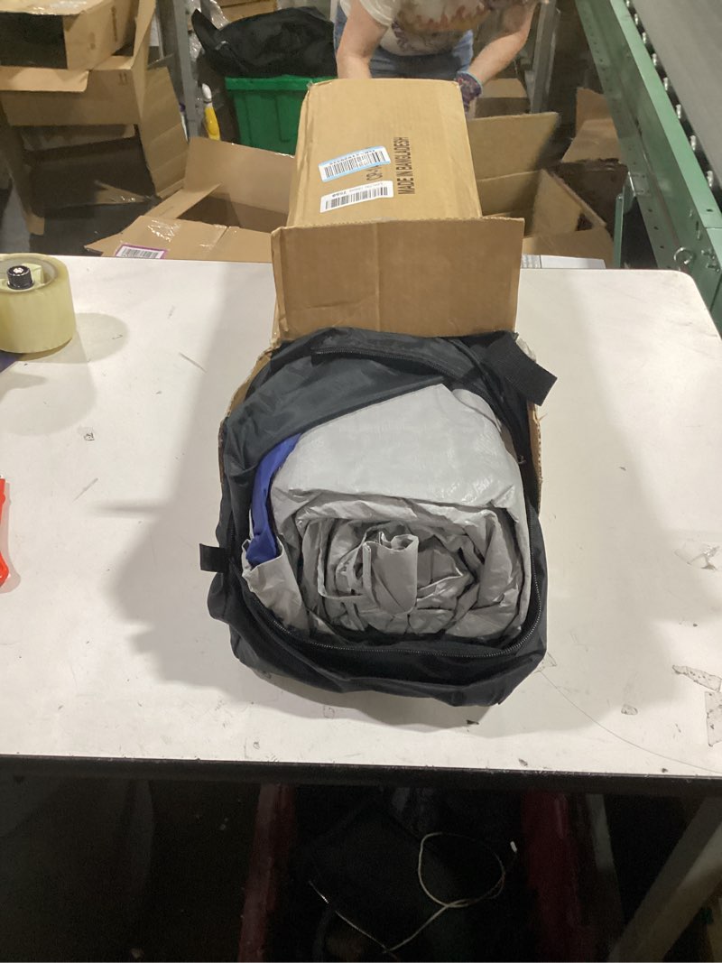 Condition photo showing New/Like New for CAMPROS CP Tent 8 Person Camping Tents, Weather Resistant Family Tent, 5 Large Mesh Windows, Double Layer, Divided Curtain for Separated Room, Portable with Carry Bag Blue 8 Person