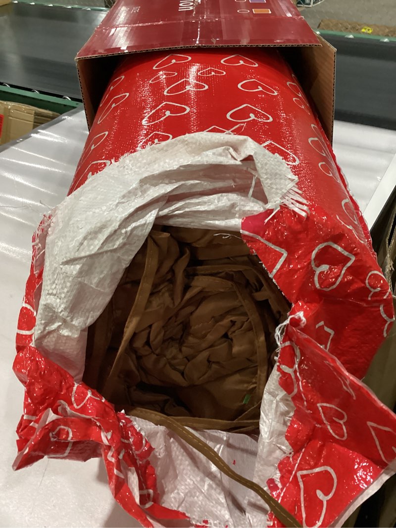 Condition photo showing Good Condition for Durable Swing Cushions Extra Thick 5" Fade-Resistant 3 Seater Waterproof Outdoor Replacement Porch Swing Cushions with Backrest for Outdoor Furniture Patio Garden Backyard(Brown 60×40×5inch)