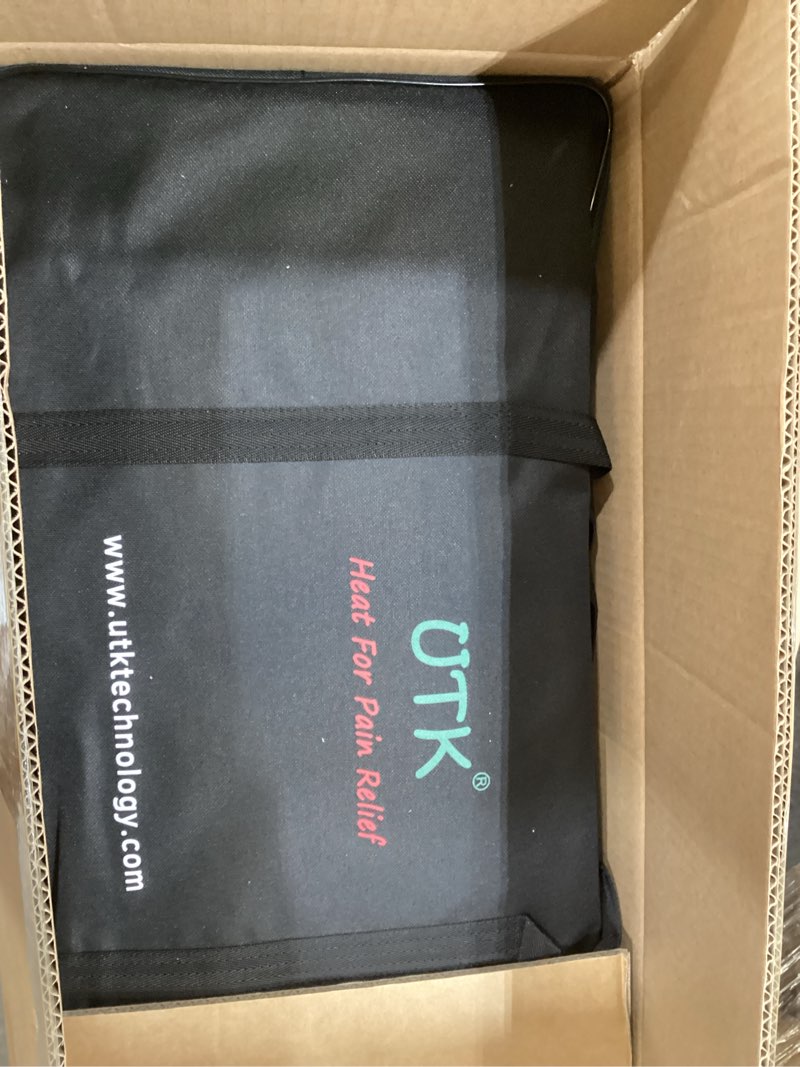 Condition photo showing Good Condition for utk full body quantum wave heating pad,infrared heating pad for pain,60 passive magnet stones,86 tourmaline stones, 283 natural jade stones, memory function, auto shut off(large: 24'' x 70'')