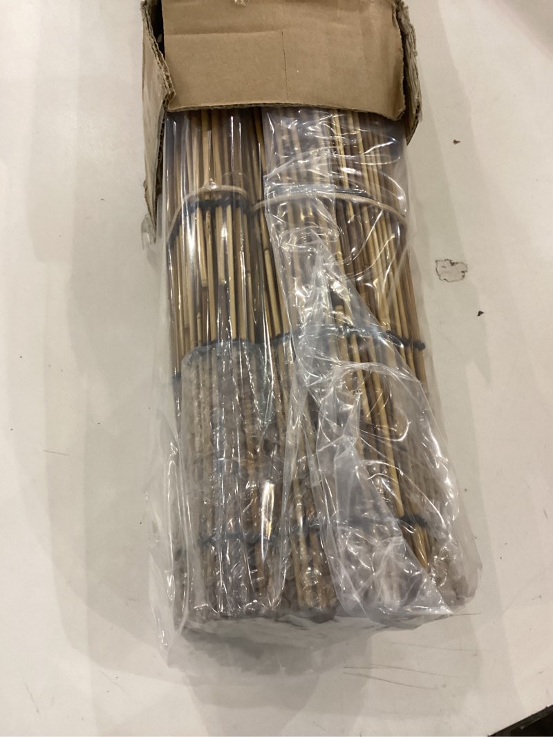 Condition photo showing Good Condition for Paramondo Outdoor Roller Shades for Patio, Exterior Waterproof Reed Roller Blinds, Outdoor Bamboo Shades for Patio, Roll Up Screen for Porch, Pergola, Balcony, Gazebo, 31" W x 72" L, Brown Reed - Brown 31'' W x 72'' L