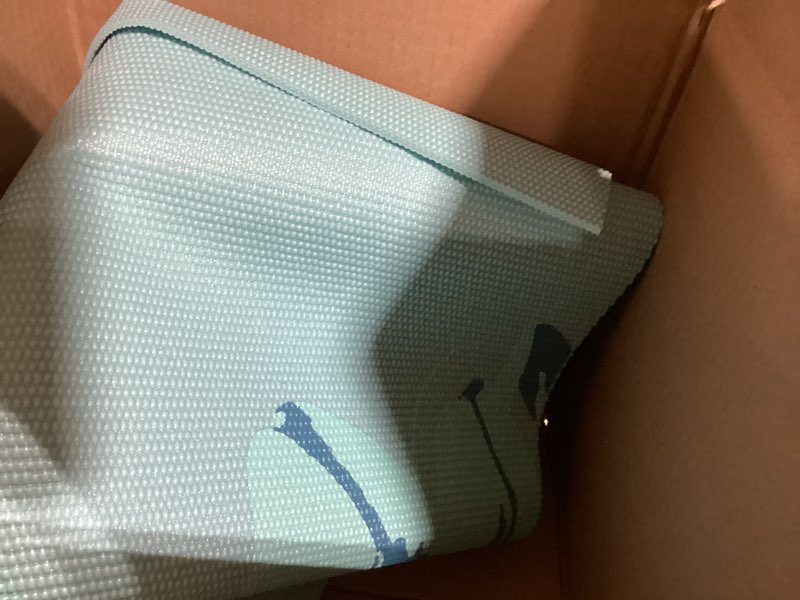 Condition photo showing Good Condition for Gaiam Print Yoga Mat, Non Slip Exercise & Fitness Mat for All Types of Yoga, Pilates & Floor Exercises Vibrant Flourish