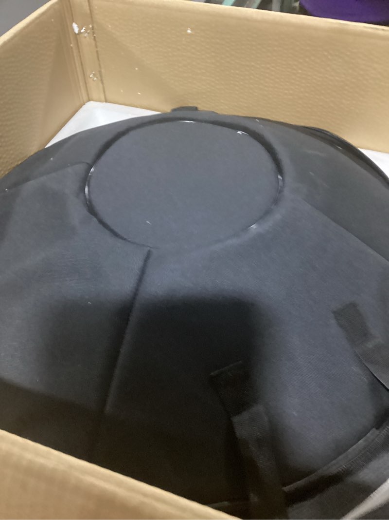 Condition photo showing As Is for Sarospan Handpan Drum - 22-Inch 12-Note D Kurd 440Hz - Hand Tuning Handpan - Includes Soft Bag, Mall