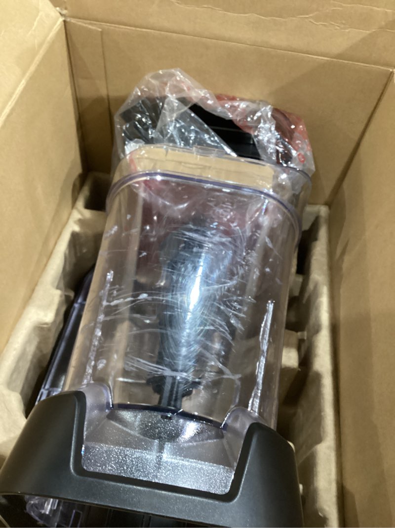 Condition photo showing As Is for ninja blender & food processor all-in-one | for-smoothies, food and more | kitchen countertop | includes 72 oz. pitcher & (2) 24 oz. to-go cups with lids | 1800 watt | black | tb301 blender + (2) 24-oz. cups
