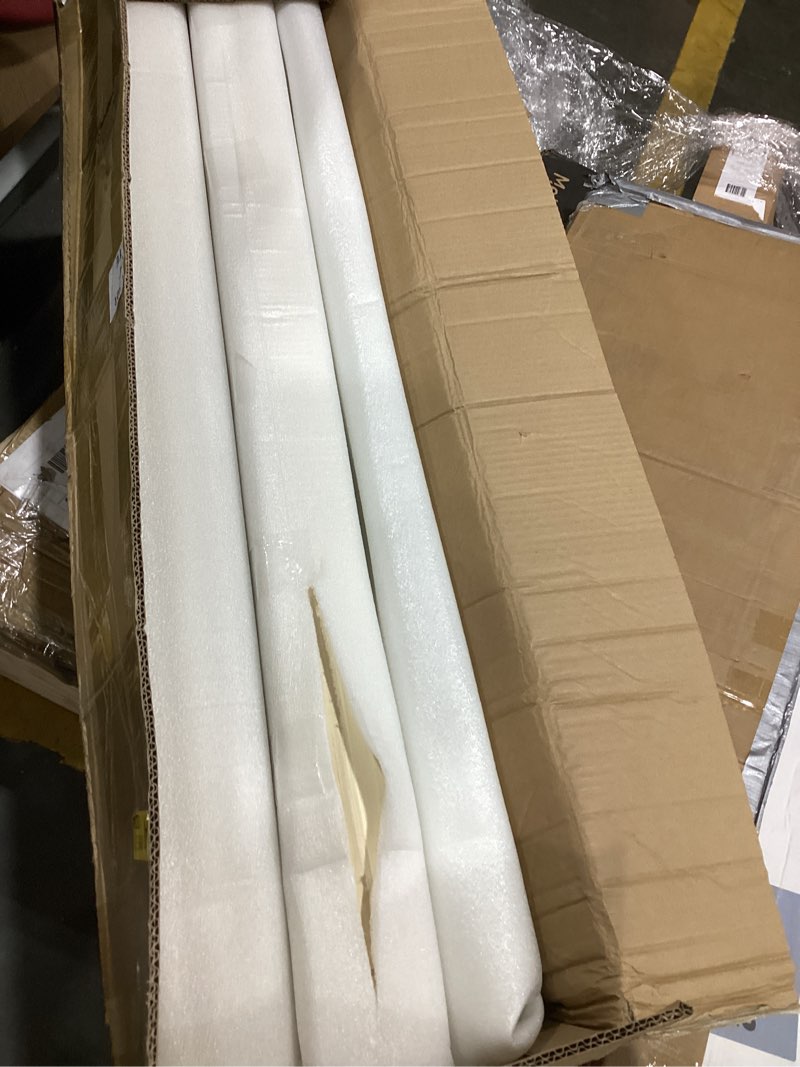 Condition photo showing Good Condition for croblissful 4 pcs 3" x 3" x 48" solid poplar stair newel post with a single groove notched newel wood balusters for staircase interior railing newels for stair handrails 3 x 3 x 48" poplar 4