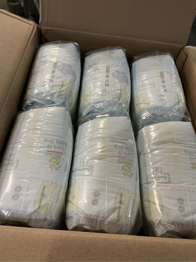 Condition photo showing New/Like New for Pampers Baby Diapers - Swaddlers - Size 2, 186 Count, Ultra Absorbent Disposable Infant Diaper