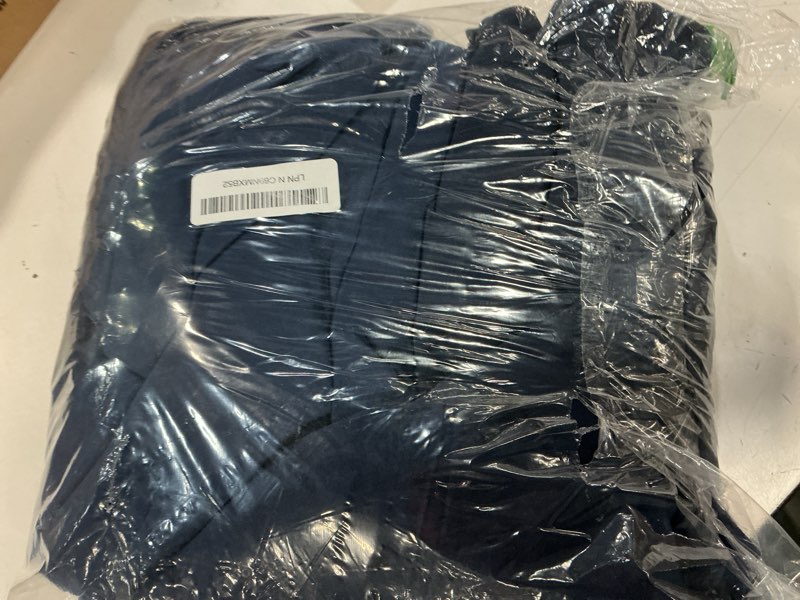 Condition photo showing Good Condition for cooling sheets set full size, viscose derived from bamboo for hot sleepers | deep pocket up to 15 inch | silky soft & breathable bedding - 4pc (full, navy) navy full