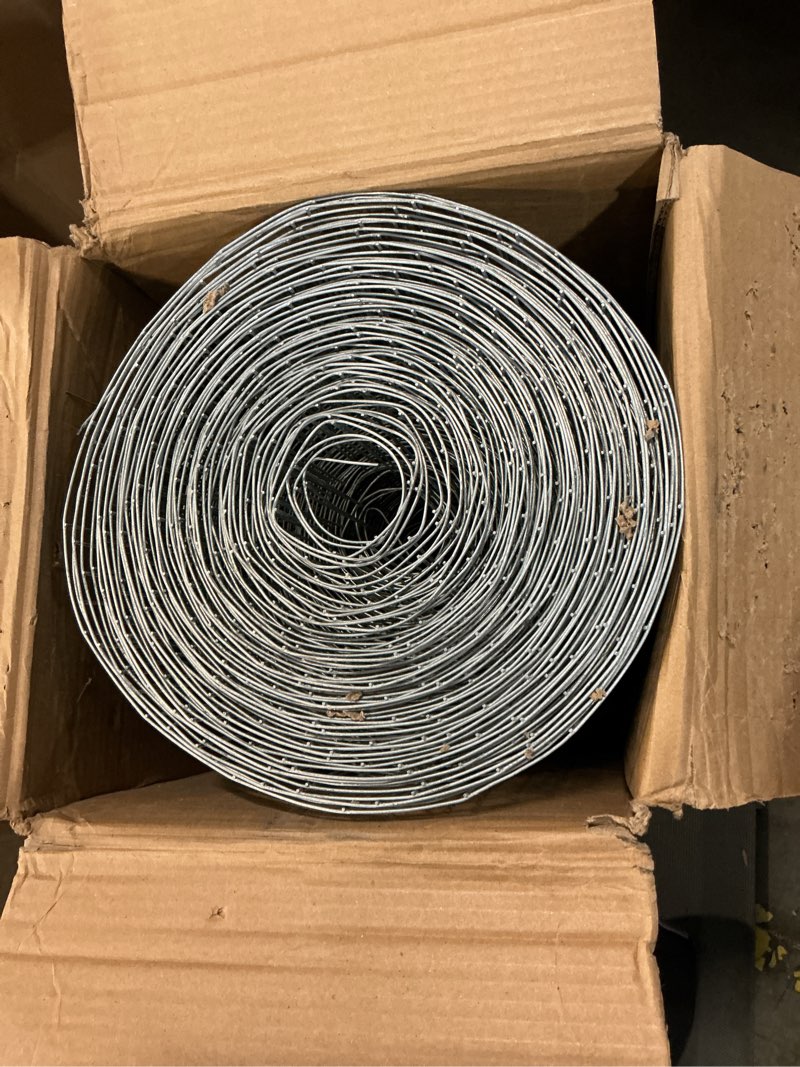 Condition photo showing Good Condition for tongmo 2 ft x 100 ft black pvc coated welded wire fence, 16ga garden chicken wire fence roll, mesh size 2" x 4" hardware cloth, ideal for yard protection and poultry netting 2ft*100ft black
