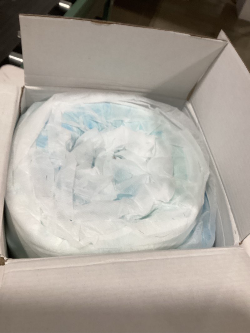 Condition photo showing New/Like New for SINWEEK 2 Inch Egg Crate Memory Foam Mattress Topper Twin Size, Soft Mattress Pad for Back Pain Relief, Bed Topper, CertiPUR-US Certified, Blue Twin 2 Inch Blue