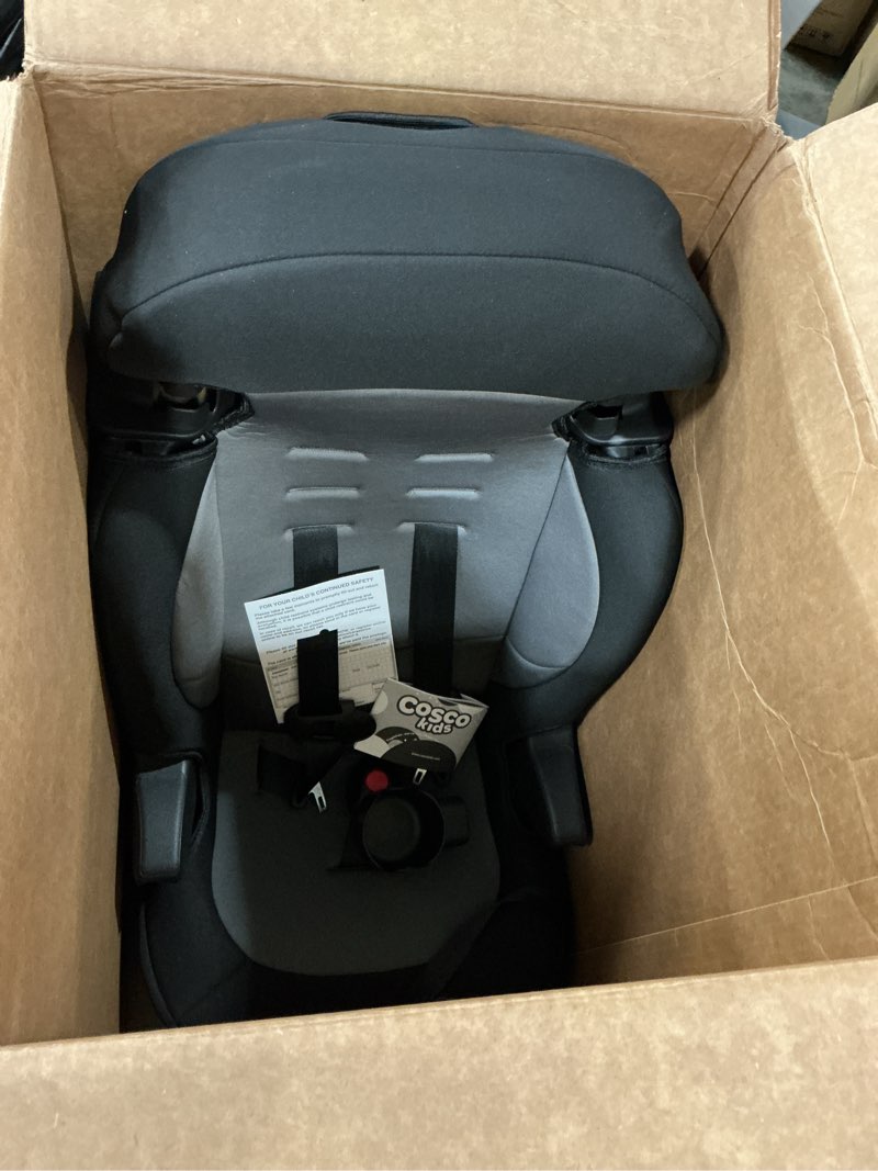 Condition photo showing Good Condition for Cosco Kids Finale DX 2-in-1 Booster Car Seat, Forward Facing Toddler Car Seat (40-65 lbs) and Belt Positioning High Back Booster (40-100 lbs), Dusk