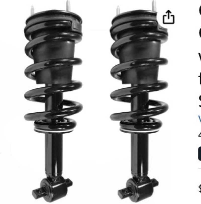 PHILTOP Front Complete Struts Assembly with Coil Spring For 2007-2013 Chevrolet Silverado 1500 2007-