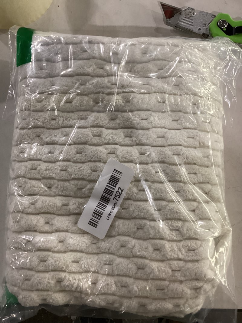 Condition photo showing Good Condition for kevin textile 14x36 inch long lumbar 1 pack boho decorative throw pillow cover soft striped corduroy rectangle cushion case farmhouse solid color accent for living room couch sofa bed, cream white 36" x 14" (pack of 1) cream white
