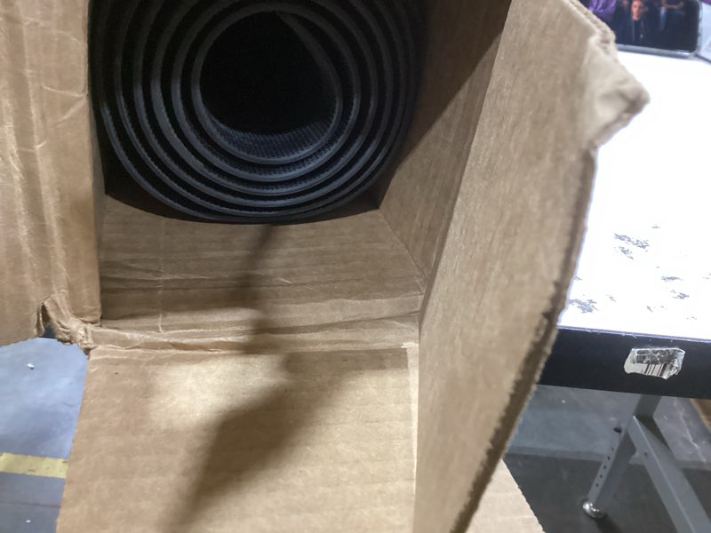 Condition photo showing As Is for Black yogu mat