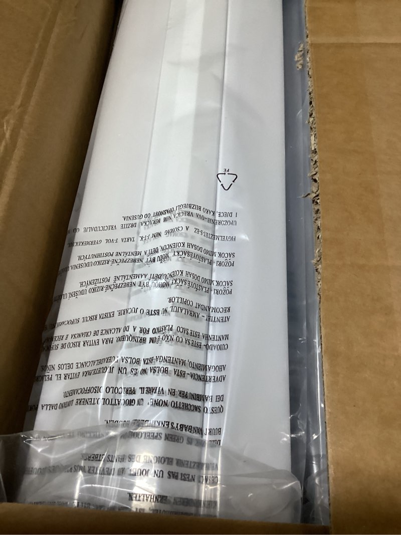 Condition photo showing New/Like New for amico 10 pack 4ft led wraparound light with 5cct selectable, 3500k/4000k/5000k/6000k/6500k, 30/40/50w, 6500lm super bright flush mount 4 foot office ceiling light for kitchen garage 50.0 watts 10