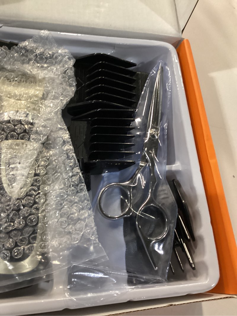 Condition photo showing Good Condition for oneisall Dog Clippers Low Noise, 2-Speed Quiet Dog Grooming Kit Rechargeable Cordless Pet Hair Clipper Trimmer Shaver for Small and Large Dogs Cats Animals (Gold)