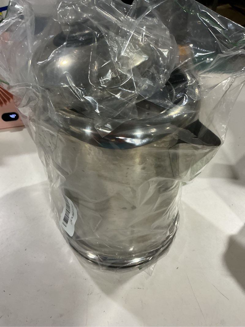 Condition photo showing As Is for farberware classic yosemite stainless steel stovetop coffee percolator - 8 cup, silver 8 cup - clear knob
