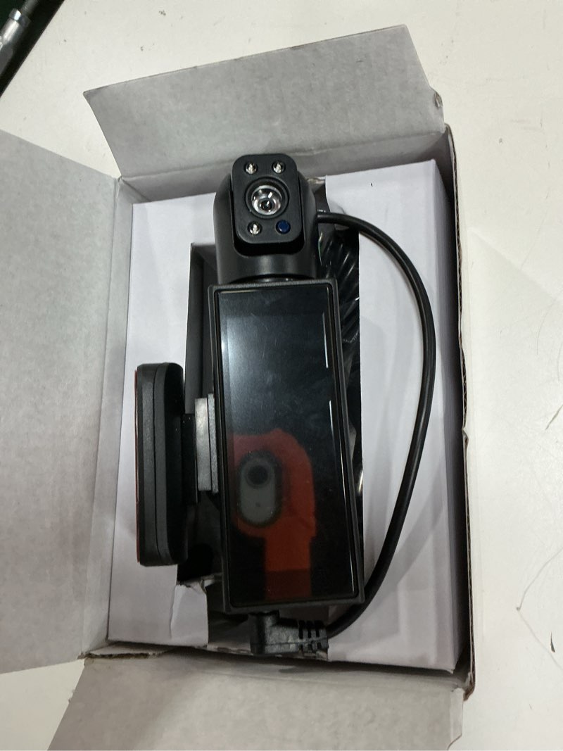 Condition photo showing Good Condition for dashcam front and inside,car camera dash cam for cars,driving recorder with ir night vision,loop recording,wide angle lens,3.16 inch ips screen,parking mode (black)