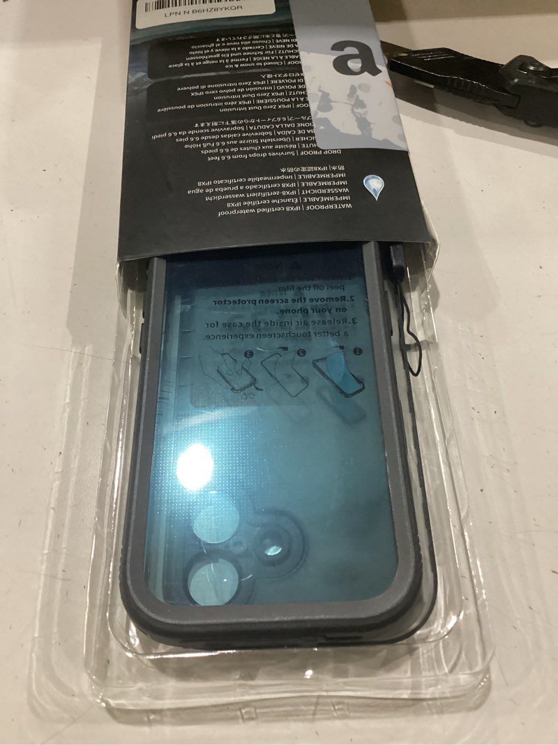 Condition photo showing New/Like New for SPORTLINK for iPhone 17 Case - IP68 Waterproof Military Protective Full Body Heavy Duty Shockproof 360 Sealed Dustproof with Camera Screen Protector Phone Cover for iPhone 17 6.3" Black Black for iPhone 17 (6.3'')