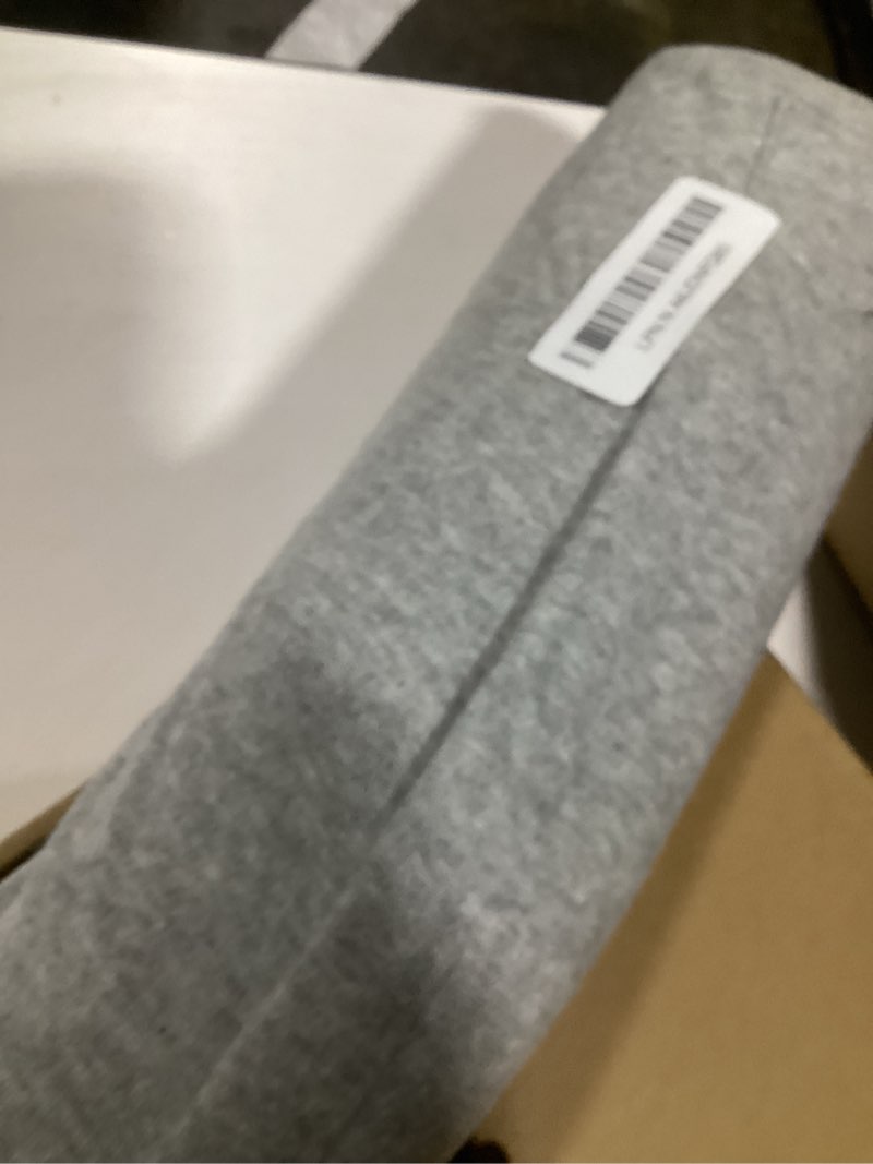 Condition photo showing As Is for Dot&Dot Twist Memory Foam Travel Pillow for Airplanes - Travel Neck Pillow for Sleeping - Airplane Pillow for Neck Support, Chin, Lumbar and Leg - Adjustable, Bendable Neck Roll Pillow Gray Standard (26")