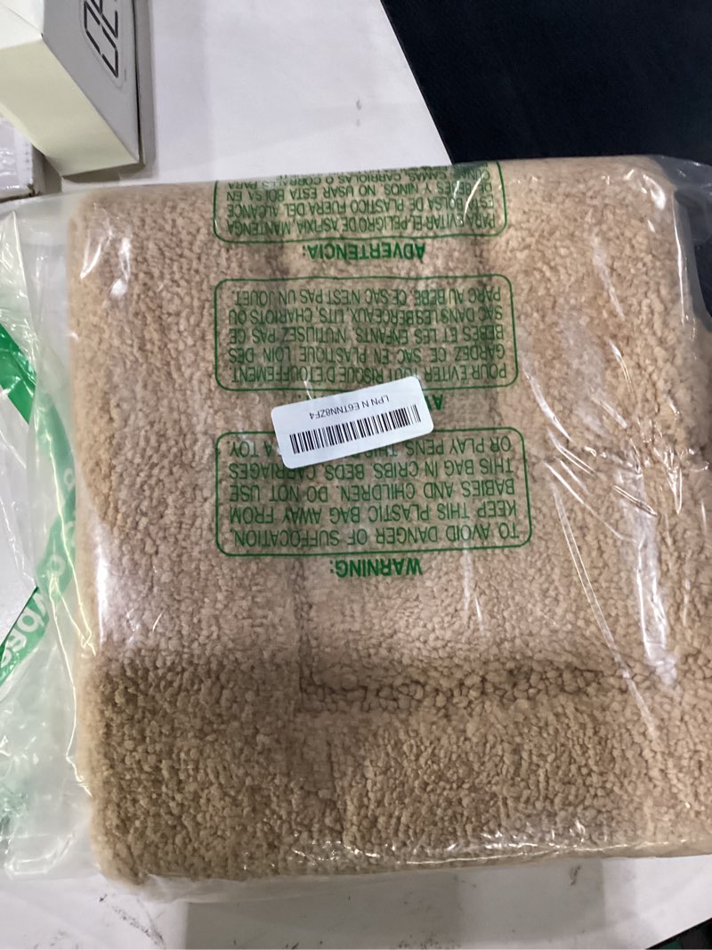 Condition photo showing New/Like New for granny says bathroom rugs non slip, 20" x 32", bath rugs for bathroom washable, bath mats for bath floor, microfiber bath mat for tub, absorbent bath rugs for bath, khaki khaki 1'8" x 2'8" (20" x 32")