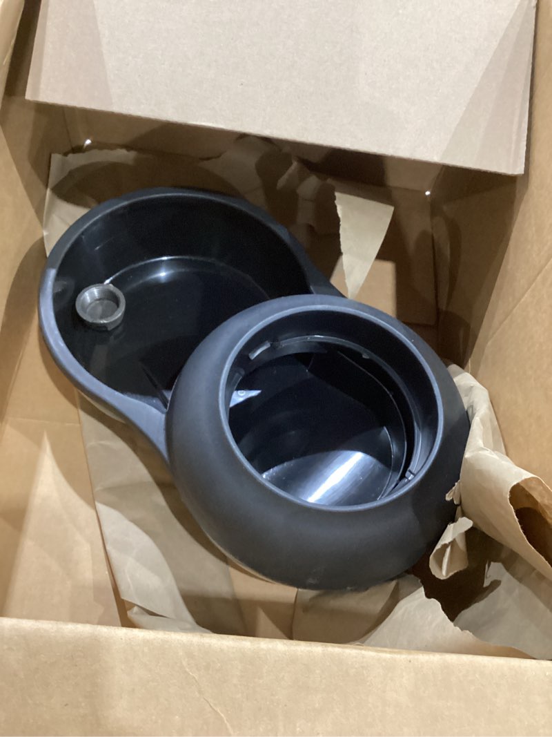Condition photo showing As Is for incomplete petmate aspen pet lebistro gravity waterer, 2.5 gallon, made in usa breeze