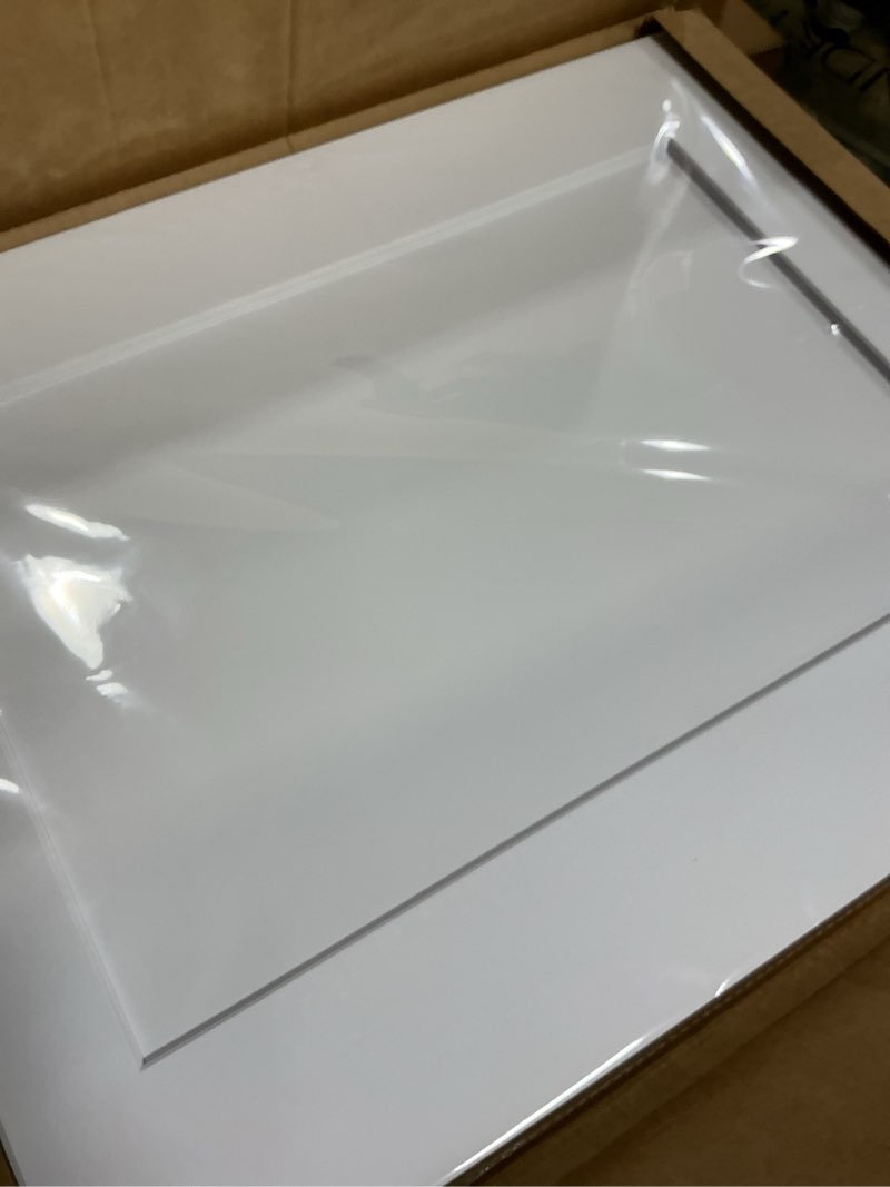 Condition photo showing New/Like New for falling in art 5 pack acid free 18x24'' white picture mats board show kit for 12x18'' photos, 4-ply beveled pre-cut photo mats with backing board for frames, artwork and prints 18*24 for 12*18