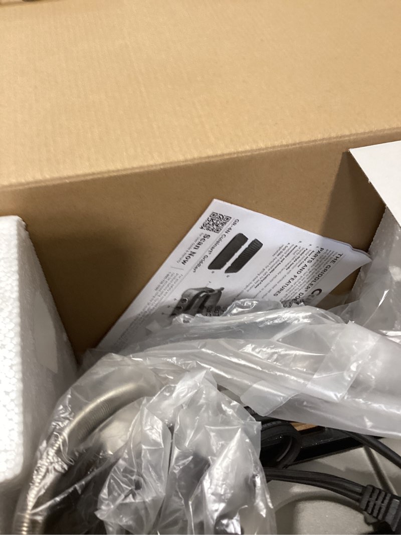 Condition photo showing New/Like New for cuisinart griddler indoor grill, panini press, sandwich maker & more, 5-in-1 grilling, dishwasher-safe nonstick cooking plates, gr-4nnas, stainless steel new version - griddler