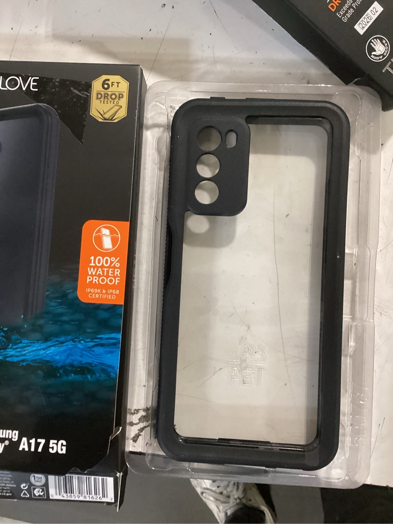 Condition photo showing Good Condition for body glove waterproof tidal phone case for samsung galaxy a17 5g - black/clear