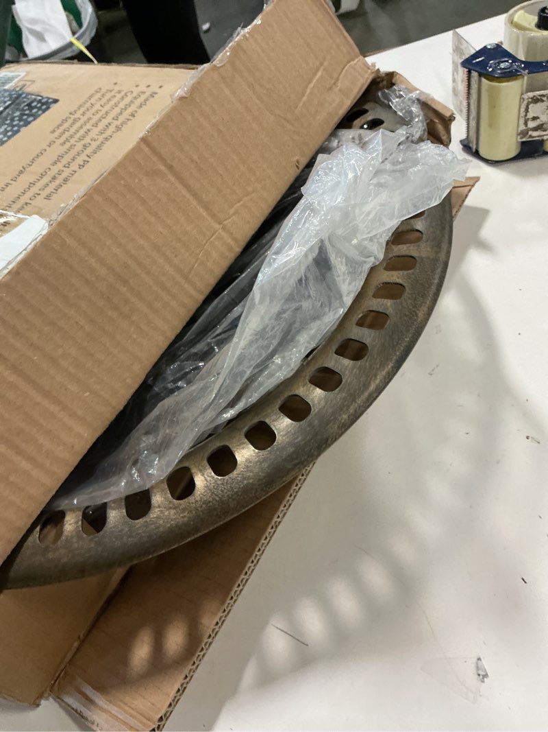 Condition photo showing Good Condition for VIVOHOME 28 Inch Height Polyresin Lightweight Antique Outdoor Garden Bird Bath Copper