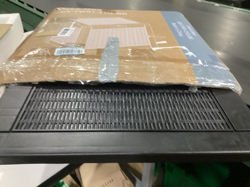 Condition photo showing As Is for NEWBULIG 31 Gallon Deck Box, Weatherproof Resin Lockable Outdoor Storage for Secure Package Deliveri