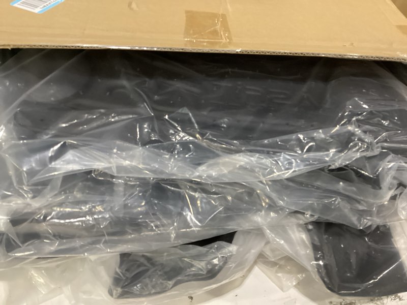 Condition photo showing New/Like New for LASFIT Floor Mats for Nissan Frontier 2022-2026 Crew Cab (Not Fit King Cab), All Weather TPE Custom Fit Easy Clean Durable No-Curling Floor Liners for Frontier 1st & 2nd Row Car Mats, Black 1)For Nissan Frontier | 2022-2026 | Crew Cab