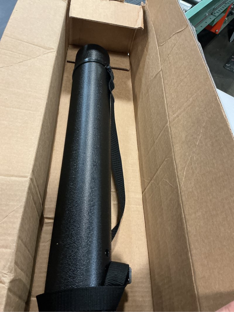 Condition photo showing Good Condition for TRANSON Durable Poster Storage Tube with Straps 24"-40" Extendable for Blueprints, Artwork, Maps, Posters Color Black 1 Pack-Black