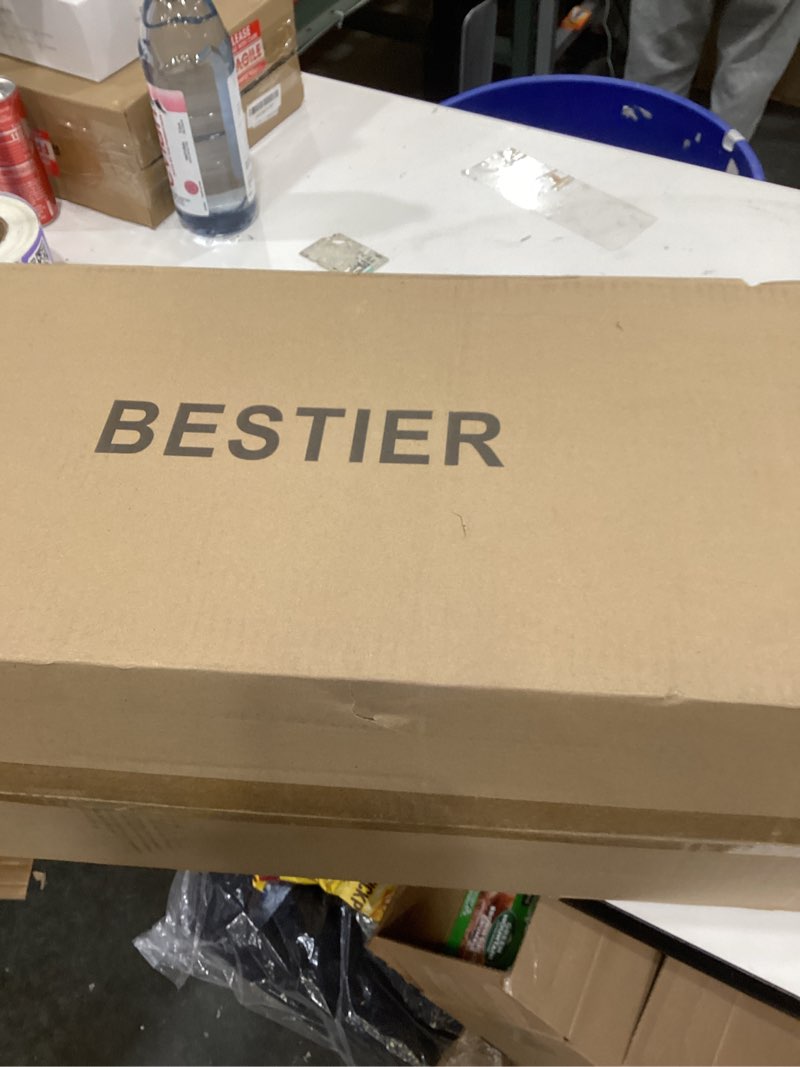 Condition photo showing New/Like New for Bestier Modern Brushed Nickel 4-Light Bath Bathroom Vanity Wall Mounted Light Wall Sconce 4 E26 LED Bulbs Required Length 30.3 inch Width 6.9 inch Height 8.3 inch