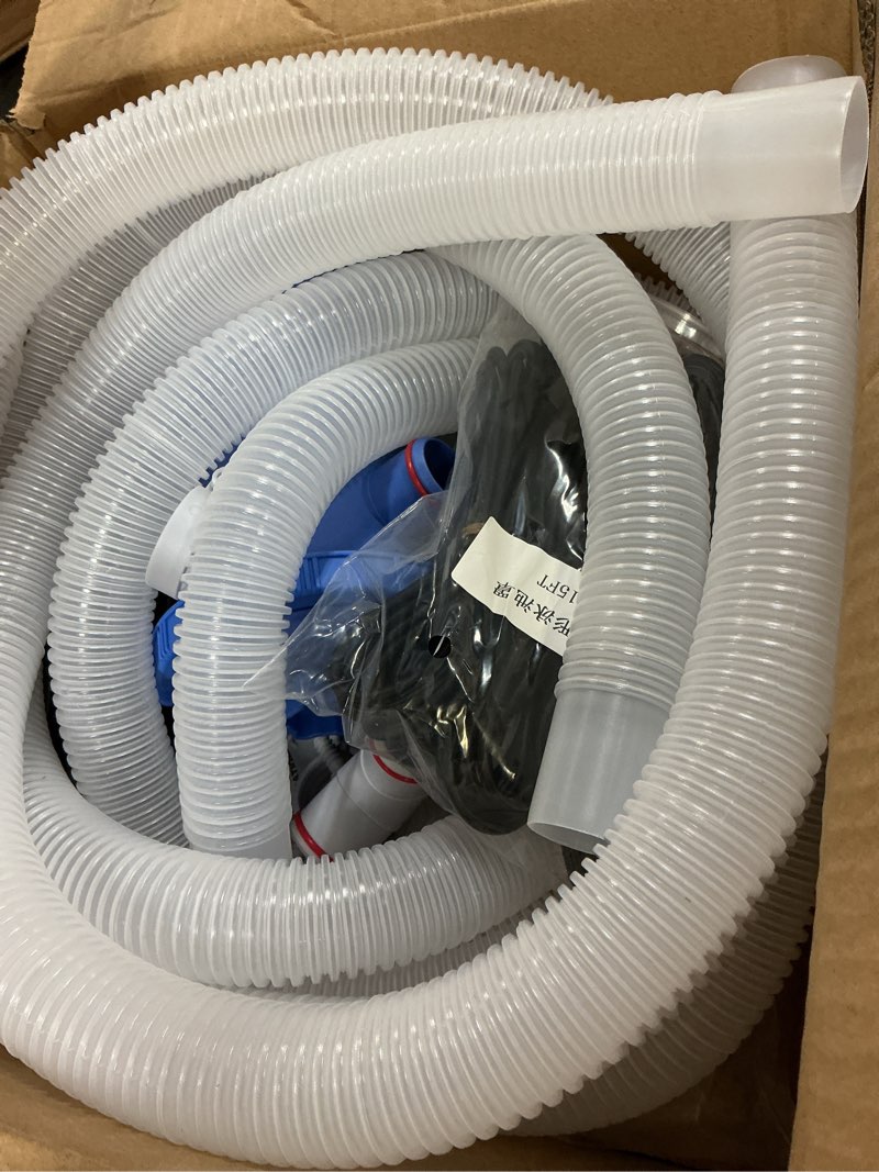 Condition photo showing Good Condition for deeprclean 300gph pool filter pump for small above ground pools, promoted water circulation & filtration, fits type-i filter cartridge,etl certified small pool pump with gfci for safe protection -blue