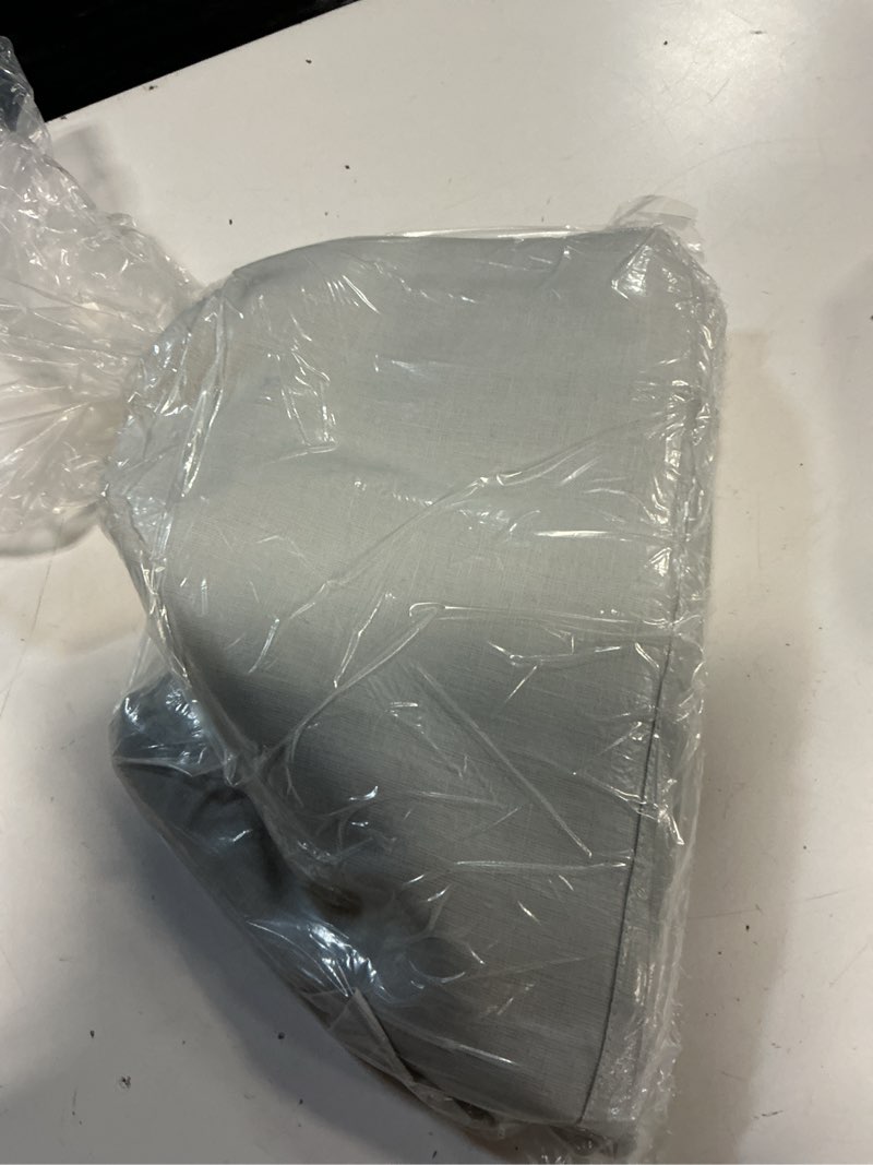 Condition photo showing Good Condition for european linen shower curtain, one size, light grey