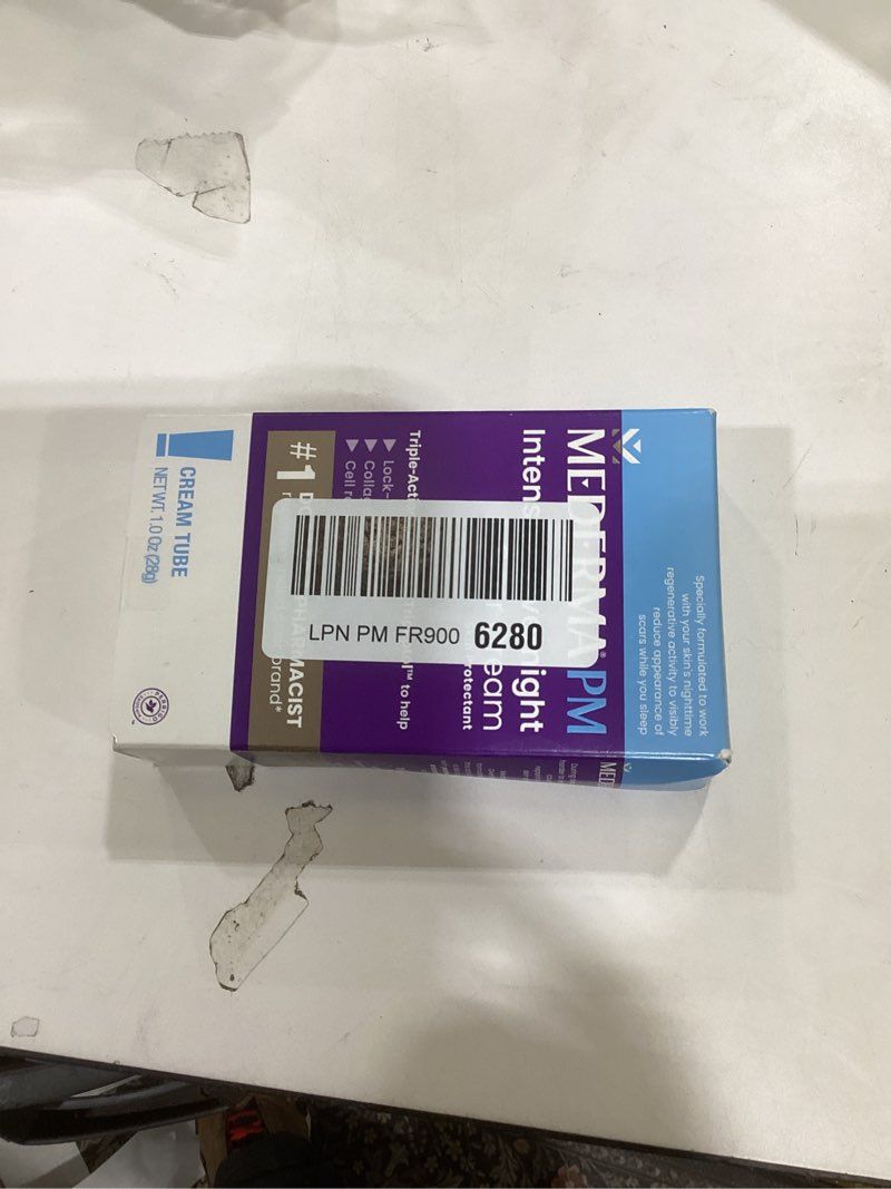 Condition photo showing New/Like New for Mederma PM Intensive Overnight Scar Cream, Works with Skin's Nighttime Regenerative Activity, Clinically Shown to Make Scars Smaller and Less Visible, 1.0 Oz (28g) 1 Ounce