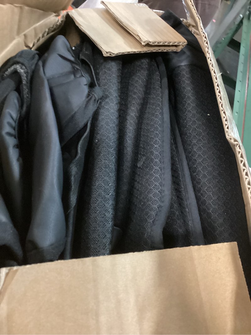 Condition photo showing As Is for Skechers Memory Foam Car Seat Covers, Air Cool Mesh Thick Seat Covers, Airbag Compatible Car Seat Cover, Automotive Comfort Protection for Most Cars,Vans,Trucks, SUVs,Black Full Set Black&Black