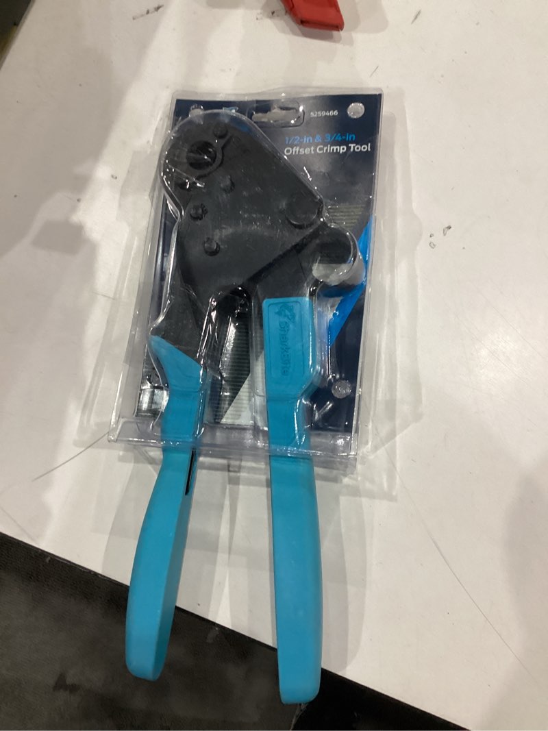 sharkbite 1/2-in and 3/4-in compact pex crimp tool