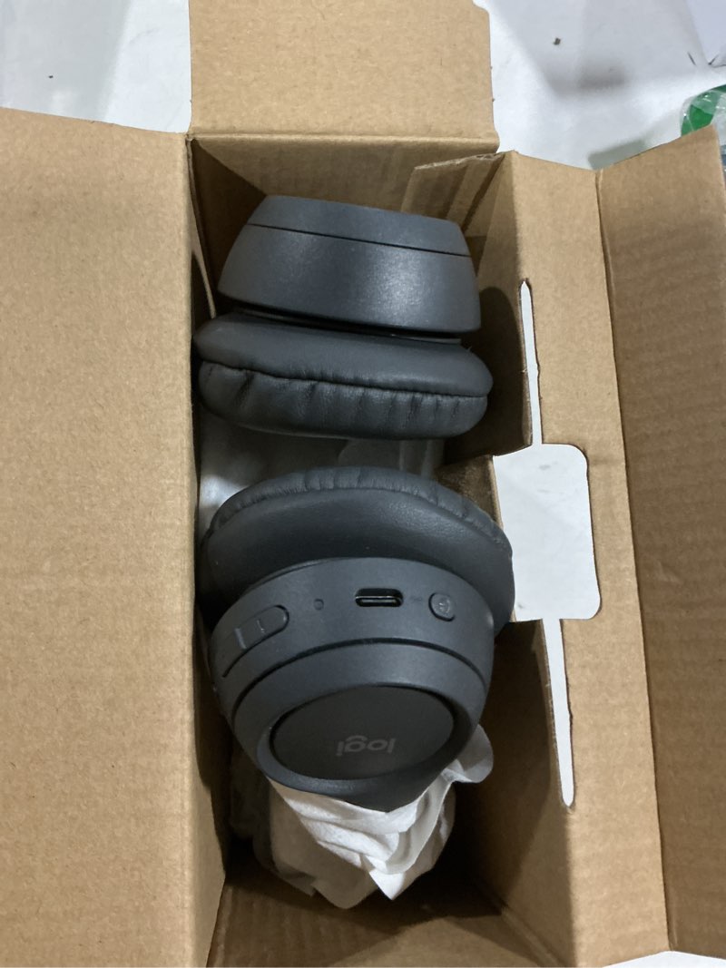Condition photo showing Good Condition for logitech zone 301 wireless bluetooth headset with noise-canceling microphone, compatible with window
