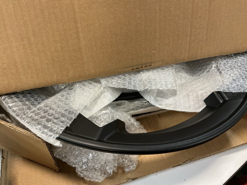 Condition photo showing Good Condition for 19 in rim protector for model y juniper 19" crossflow wheel cover all-in-one car tire trim ring rim case hubcap for tesla modely 2025 2026 juniper accessories matte black 2025-2026 model y juniper 19in